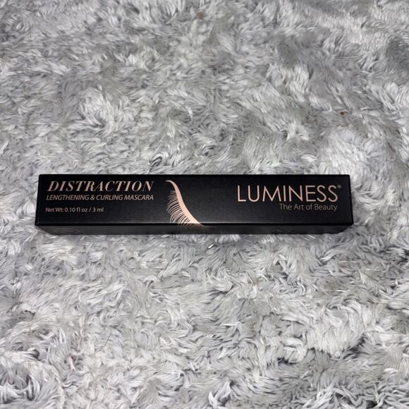 Luminess DISTRACTION Lengthening & Curling Mascara BLACK 0.16 oz  New - Picture 1 of 5